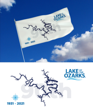 Lake of the Ozarks Anniversary Flag | Graphic Design by Imazing