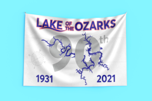 Lake of the Ozarks Anniversary Flag | Graphic Design by Maestroto