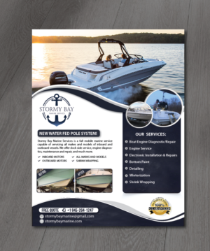 Stormy Bay Marine Services | Flyer Design by alex989