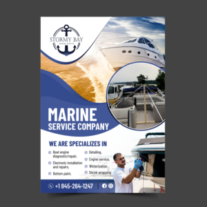 Stormy Bay Marine Services | Flyer Design by ecorokerz