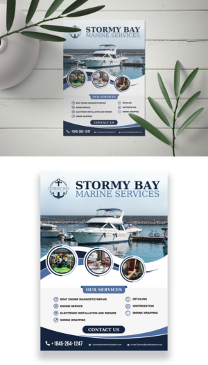 Stormy Bay Marine Services | Flyer Design by ZeneFashions