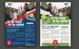 Tennis Club Laufen - Join the journey! | Flyer Design by umesh mahale