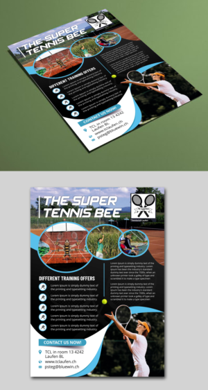 Tennis Club Laufen - Join the journey! | Flyer Design by ecorokerz