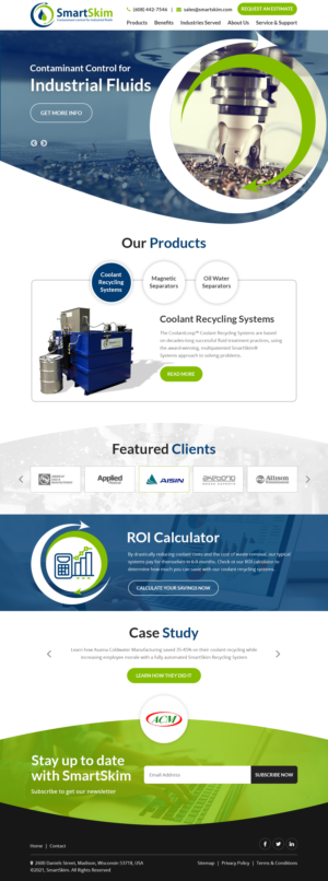 Manufacturing Company WordPress Website Design | Web-Design von Starlyn DS