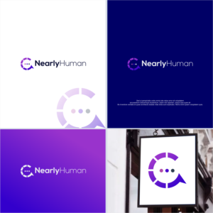 nearly human | Logo Design by iDeelogo