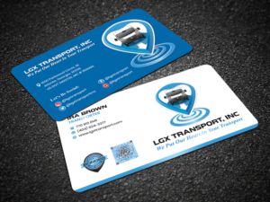 UNIQUE, Elegant business card for transport company. | Business Card Design by Sandaruwan