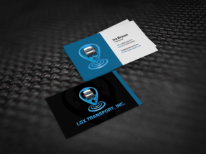 UNIQUE, Elegant business card for transport company. | Business Card Design by diRtY.EMM