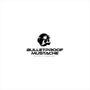 Bulletproof Mustache (Optional to include "Supply Company" or "Supply Co." | Logo Design by Arham Hidayat