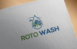 Roto Wash | Logo Design by sekanul