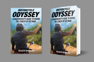 Vietnam Motorcycle Trip TRAVEL GUIDE!! Book Cover! | Book Cover Design by Titan Solbiz