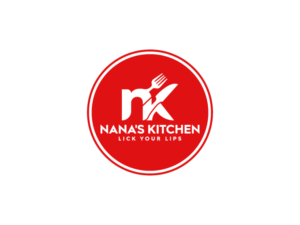 Company Name: Nana's Kitchen,  Slogan: Lick your lips | Logo Design by design notebook