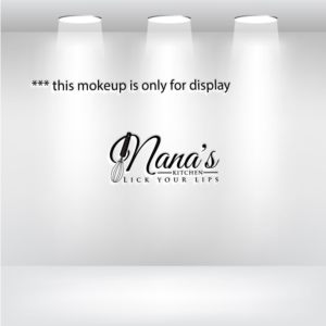 Company Name: Nana's Kitchen,  Slogan: Lick your lips | Logo Design by Ochieng