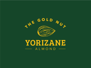 Line 1. Yorizane Line 2. almond Line 3. the gold nut | Logo Design by Fajr.