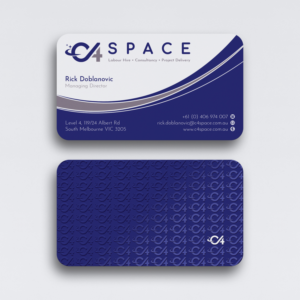 C4 Space needs a business card designed | Visitenkarten-Design von WebixBD