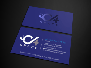 C4 Space needs a business card designed | Visitenkarten-Design von Tripti Ranjan Gain