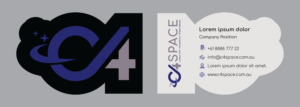 C4 Space needs a business card designed | Visitenkarten-Design von Titan Solbiz