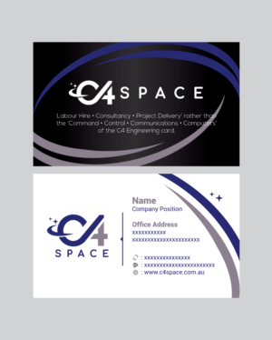 C4 Space needs a business card designed | Visitenkarten-Design von geni