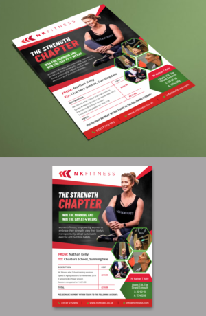 The Strength Chapter - empowering women through fitness | Flyer Design by ecorokerz