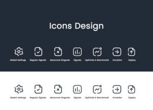 Artificial intelligence company needs icons refresh for its desktop software | Icon-Design von nzdesigners