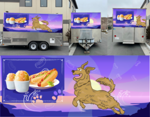 Hot Dogs and Shaved Ice Food Truck | Graphic Design by SAI DESIGNS