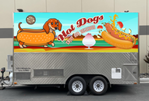 Hot Dogs and Shaved Ice Food Truck | Graphic Design by Maestroto