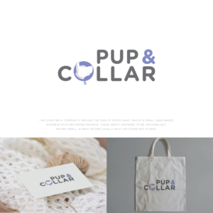 Pup & Collar | Logo Design by ecorokerz