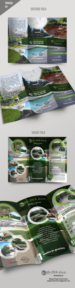 MI-DVA , Artificial hedge flyer | Flyer-Design von angelcolmenares3