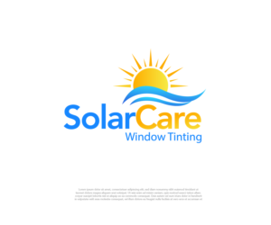 SolarCare Tints or SolarCare Window Tinting  | Logo Design by Ng V Duc