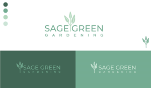 Sage Green Gardening | Logo-Design von Birdcage