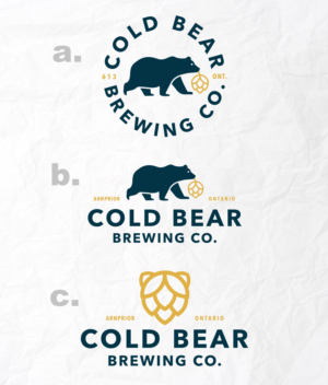 Cold Bear Brewing Co | Logo Design by simple mind