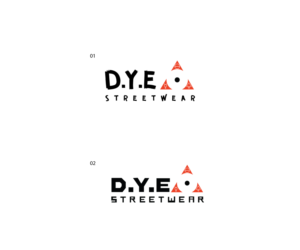 D.Y.E Streetwear or D.Y.E “direct your energy” | Logo Design by step forward 2