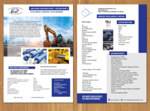 Heavy Equipment Hydraulics Companies Needs double sided flyer (already halfway completed) | Flyer Design by MNM