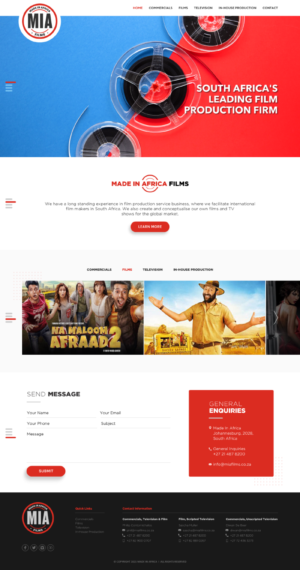 Made in Africa Films Original Content TV Series & Reality TV, TV Commercials Movies Film Product | Web Design by -Marc-