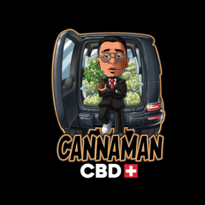 The Logo should include "CANNAMAN" , the letters "CBD" and a picture of the swiss cross (not the written words). | Logo Design by B'signs