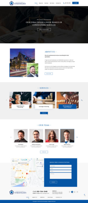 WebDesign | Financial Services Firm - Risk Mitigation | Web Design by Ved Web Services