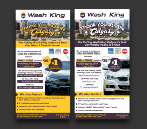 Wash King Newspaper ad - Wanted Immediately 24Hour Selection | Graphic Design by Nightmist