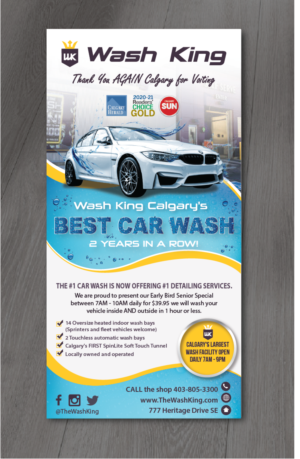 Wash King Newspaper ad - Wanted Immediately 24Hour Selection | Graphic Design by alex989