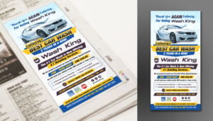 Wash King Newspaper ad - Wanted Immediately 24Hour Selection | Graphic Design by ecorokerz