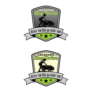 Lockdown Hog Drive         Drive 'em like ya stole 'em! | Logo Design by luckdesign