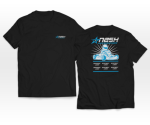 Nash Motorsport Karting team T-Shirt | T-Shirt-Design von Luniere Designs