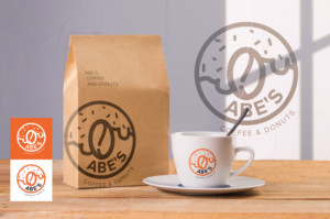 Abe's Coffee and Donuts needs logo design | Graphic Design by uandbdeziner