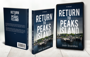 "Return To Peaks Island"  Fictional Book Cover | Buchumschlag Design von hektorsty