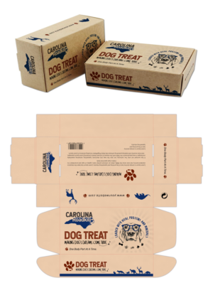 Carolina Road Kill Dog Treat Box | Packaging Design by SAI DESIGNS