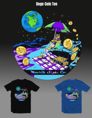 Doge Coin to the moon! Looking for a Doge coin/crypto themed design | T-Shirt-Design von Tomi Ax