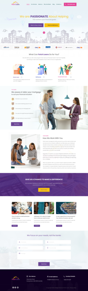 Fetch Loans - Mortgage Brokers Australia | Web Design by WebPixel