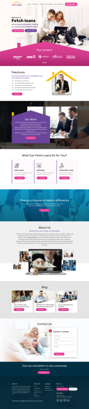 Fetch Loans - Mortgage Brokers Australia | Web Design by sai.designer87