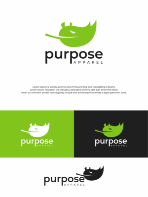 Logo Design by Hakim Febrian for Purpose Apparel | Design #26369256