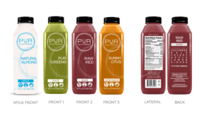 Label refresh for PUR Cold Pressed Juice | Etikett-Design von juanjoseolivieri