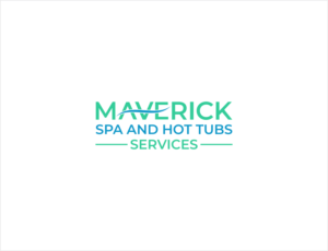 Company name-Maverick, what we repair-spas and hot tubs, and the word , service | Logo Design by BNdesigner