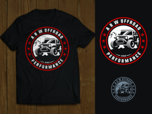 ARW Offroad & Performance  - Jeep shop t-shirt | T-shirt Design by mithunpopey